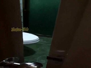 Mexican stepmom with big ass catches stepson masturbating in the bathroom