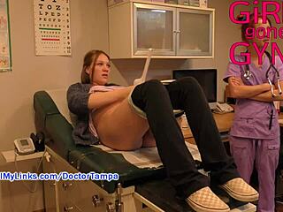 Nikmati pengalaman klinikal jururawat baru dalam video di belakang tabir telanjang ini dari Girlsgonegyno com