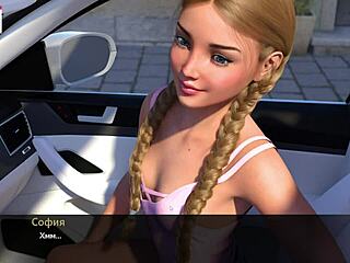 Disfruta de todo el juego - Melody - Parte 9 con una hermosa rubia y tetas pequeñas