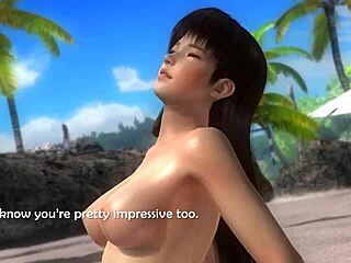 Round 1 of DoA5: Exploring paradise with bare breasts