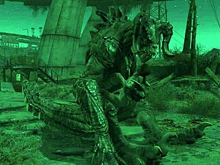 Scenă de sex cu un monstru Fallout 4 în desene animate
