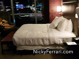 Brazzers' Nicky Ferrari gets a facial from the room service boy