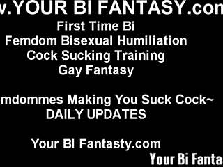 Bisexual Femdom Fantasy and Toys in POV Porn Video