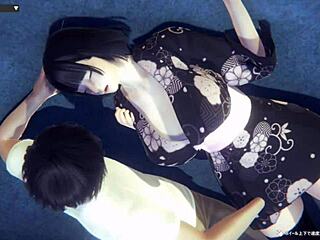 Honey Select 2: Yukata's Big Breasted Beauty in a Real 3D CGI Erotic Game