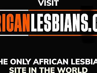Real lesbian sex with curvy African MILF and her friend