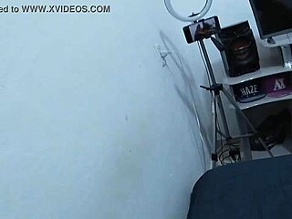 Ebony MILF gives a POV blowjob with cum in her ass