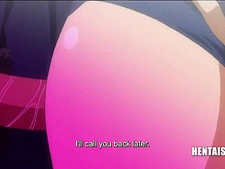 Anime porno z ostrymi seksem i wytryskami w scenie złotego prysznica