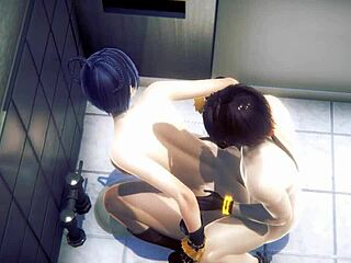 Genshin Impact hentai: एक जापानी कट्टर अश्लील वीडियो जिसमें एक शौचालय में Xialings गुदा खेलने की विशेषता है