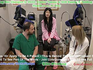 Le docteur Tampa humilie la nouvelle étudiante Alexandria Wu lors d'un examen gynécologique à l'hôpital