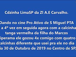 Cdzinha limasp gives in the cinema proactive of Michael Pata and another one with his daughter's red thong panties Marcos Fliperama 3010 2019.