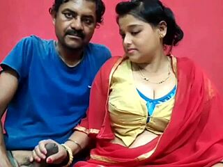 Bengali wife gets a surprise visit from her husband's friend in this homemade video