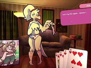 Chlpaté dámy sa vyzliekajú v striptízovej pokerovej hre
