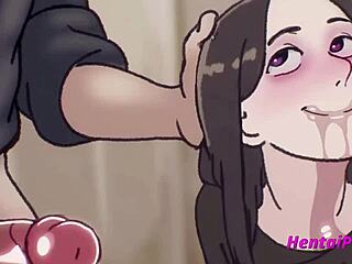 Necenzurované japonské Hentai video s mladým dievčaťom, ktoré dáva ruku