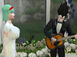 Bulma'nın düğünü, bu hentai anime'de vahşi bir ırklararası orgiye dönüşüyor